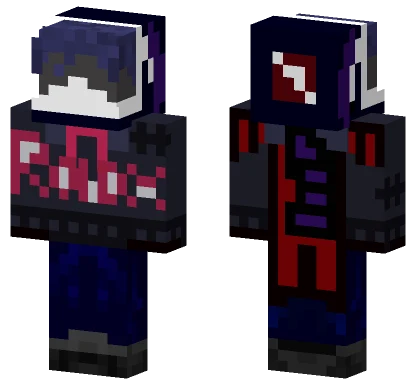 Dark Hoodie Character Minecraft skin