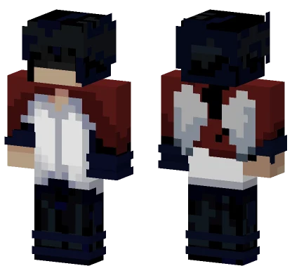 Dark Hoodie Character Minecraft skin
