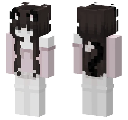 Dark Hoodie Gamer Minecraft skin