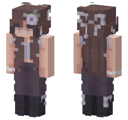 Dark Hoodie Outfit Minecraft skin