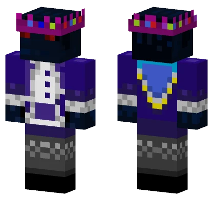 Dark Jester Outfit Minecraft skin