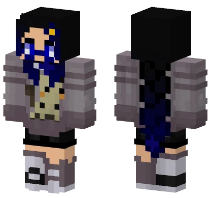 Dark Kim Mimikyu Outfit Minecraft skin