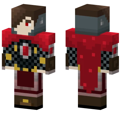 Dark Knight Without Helmet Minecraft skin