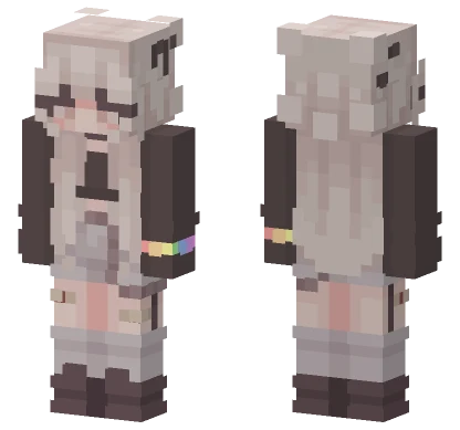 Dark Light Skin Minecraft skin