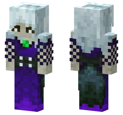 Dark Mage Robes Minecraft skin