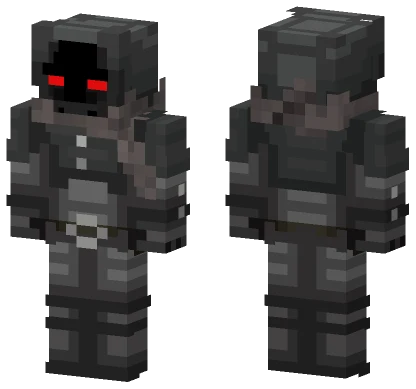 Dark Mech Warrior Minecraft skin