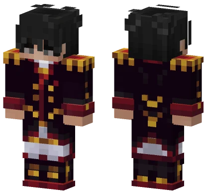 Dark Military Uniform Minecraft skin