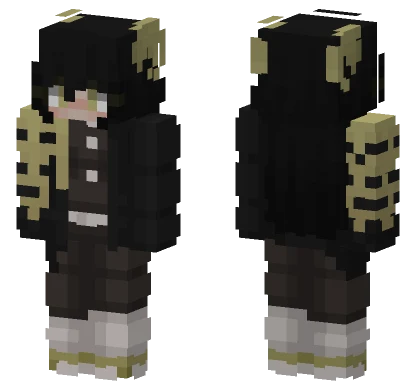 Dark Military Uniform Minecraft skin