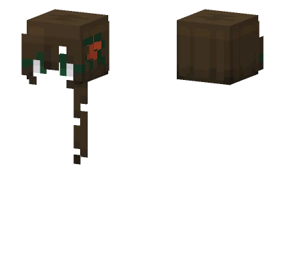 Dark Oak Hair Base Minecraft skin