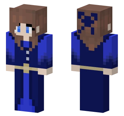 Dark Ocean Princess 2 Minecraft skin