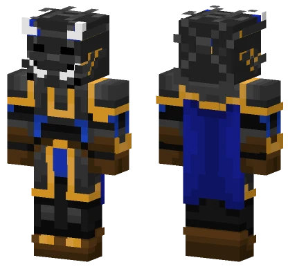 Dark Oni Azul Minecraft skin