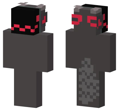 Dark Protogen KP Minecraft skin