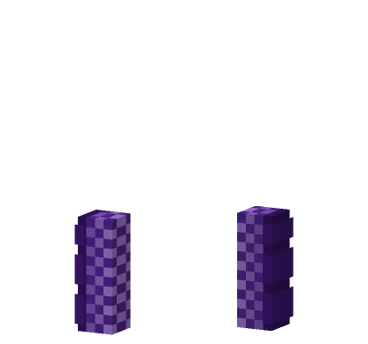 Dark Purple Dot Fade Stocking Minecraft skin