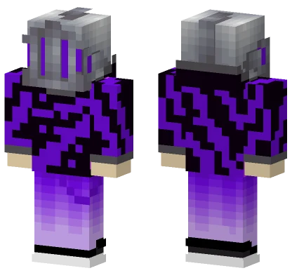 Dark Purple Knight Minecraft skin