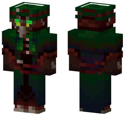 Dark Raven Warrior Minecraft skin