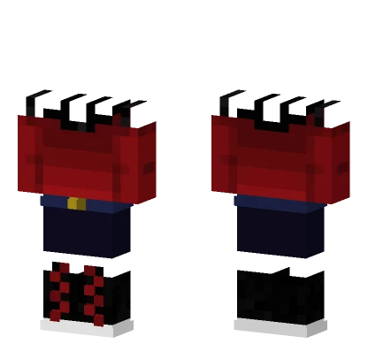 Dark Red Knight Minecraft skin