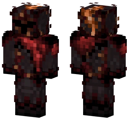 Dark Red Knight Minecraft skin