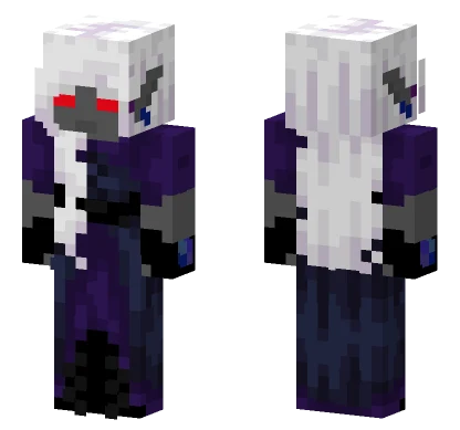 Dark Robot Warrior Minecraft skin