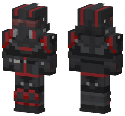 Dark Robotic Armor Minecraft skin