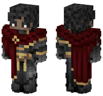 Dark Royal Commander Minecraft skin