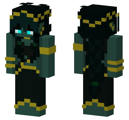 Dark Samurai Warrior Minecraft skin
