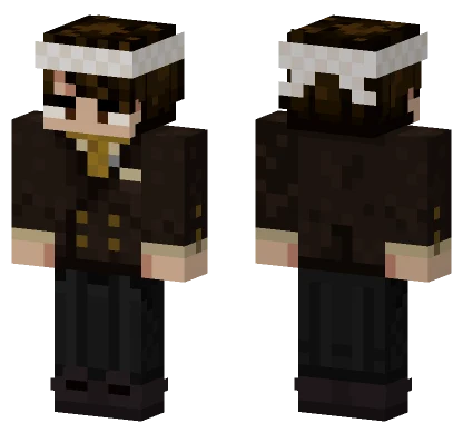 Dark Scholar Outfit Minecraft skin