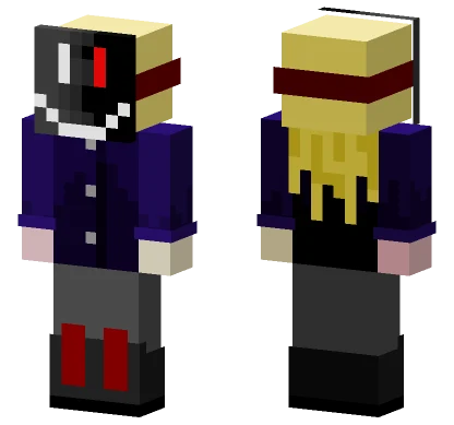 Dark School Uniform Minecraft skin