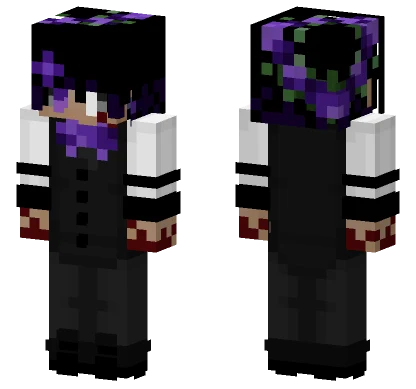 Dark School Uniform Minecraft skin