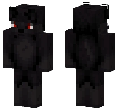 Dark Shadow Monster Minecraft skin