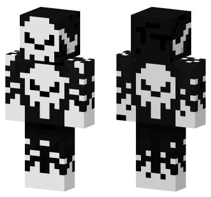 Dark Skull Warrior Minecraft skin