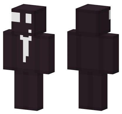 Dark Slime White Tie Minecraft skin
