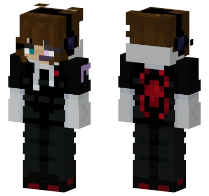 Dark Spider Knight Minecraft skin