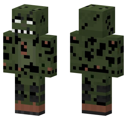 Dark Springtrap Minecraft skin