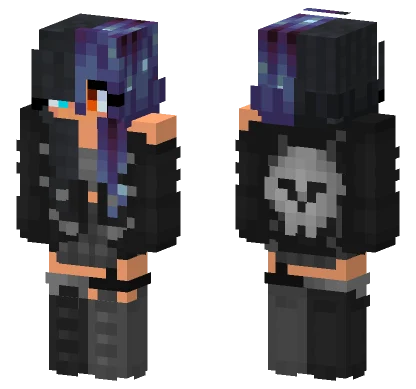 Dark Starry Knight Minecraft skin