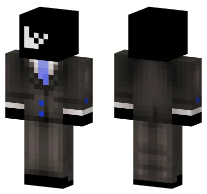 Dark Suit Gentleman Minecraft skin