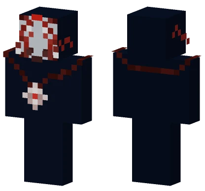 Dark Suit With Blood Minecraft skin