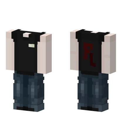 Dark Suit With Blood Minecraft skin