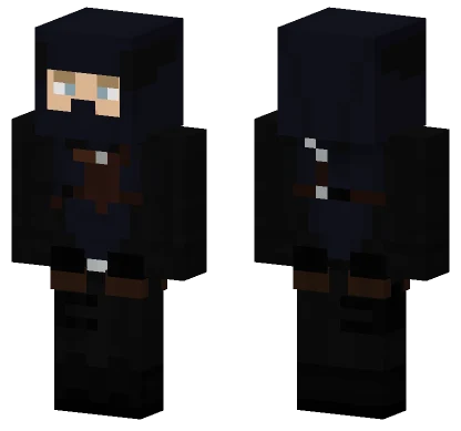 Dark Suit Woman Minecraft skin