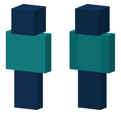 Dark Teal Outfit Minecraft skin