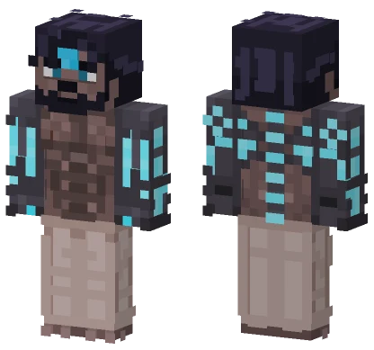 Dark Tech Warrior Minecraft skin