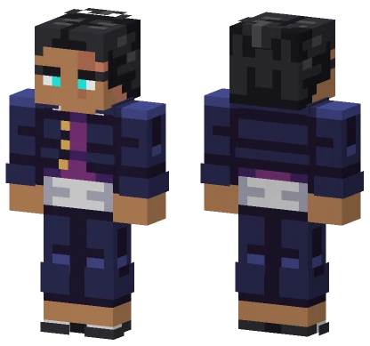 Dark Uniform School Boy Minecraft skin