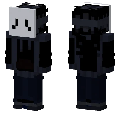 Dark Uniformed Figure Minecraft skin