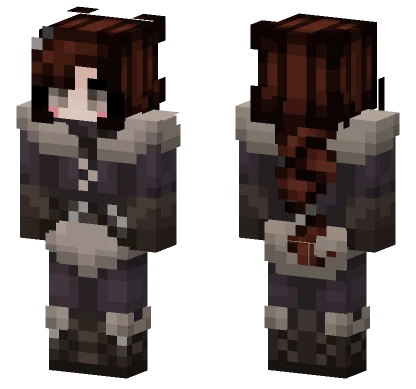Dark Winter Outfit Minecraft skin