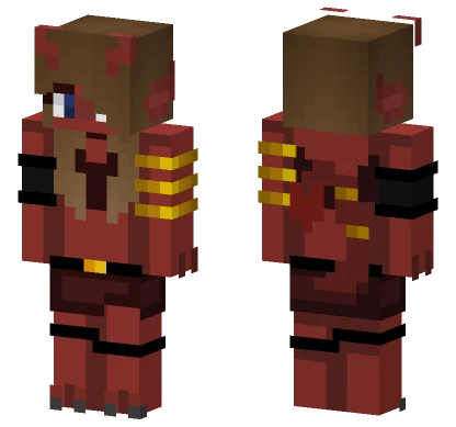 Darkfire Boy Minecraft skin