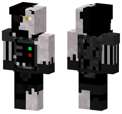 Darth Vader Battle Damaged Minecraft skin