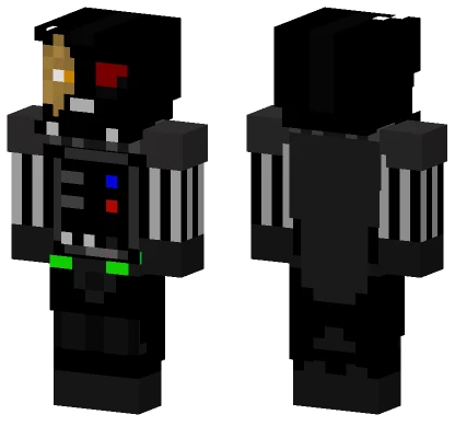 Darth Vader Damaged Helmet Minecraft skin