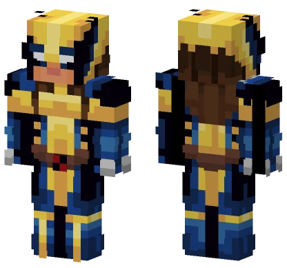 Daughter Of The Wolverine Minecraft skin