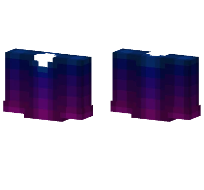 Dawn Fade Sweater Cyan Blue Purple Pink Minecraft skin