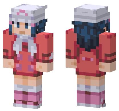 Dawn Platinum Minecraft skin