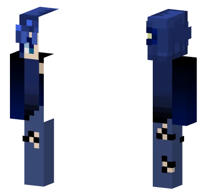 Day And Night Incomplete Collab Minecraft skin